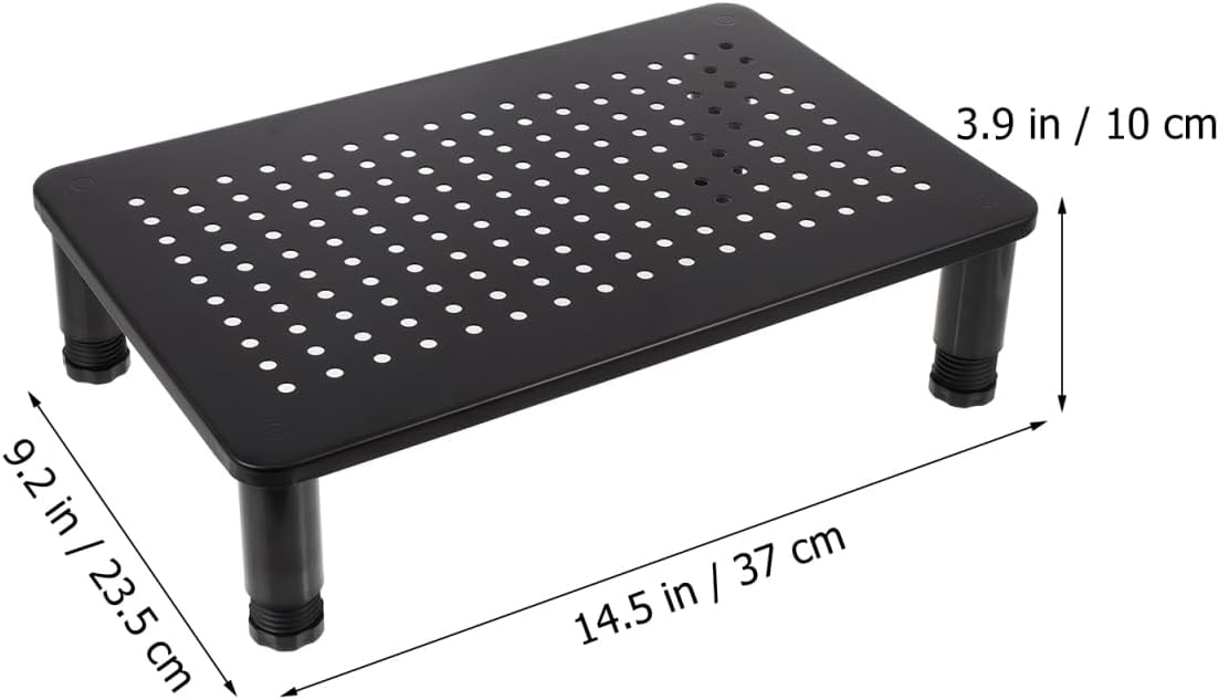Settings ARTIBETTER Adjustable Computer Monitor Stand Riser with Level Height Up to Load Sturdy Desktop Organizer