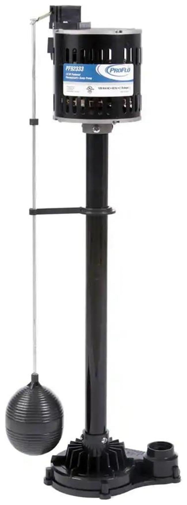 PROFLO PF92333 1/3 HP Pedestal Sump Pump with Vertical Float Switch - N/A