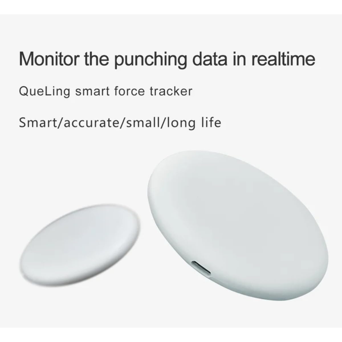 Lubeby Smart Punch Power Meter - Boxing Strength Analyzer with App, Max Force Measurement in Lbs/Kg for Home Gym, MMA Training, Fitness Enthusiasts