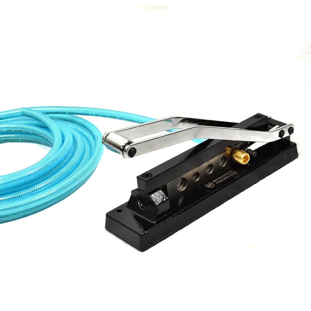 Interstate Pneumatics H8-KIT Heavy-Duty Bench Crimper (H8) with Ferrules (50pk) 0.625" ID x 1" & 0.656" ID x 1"