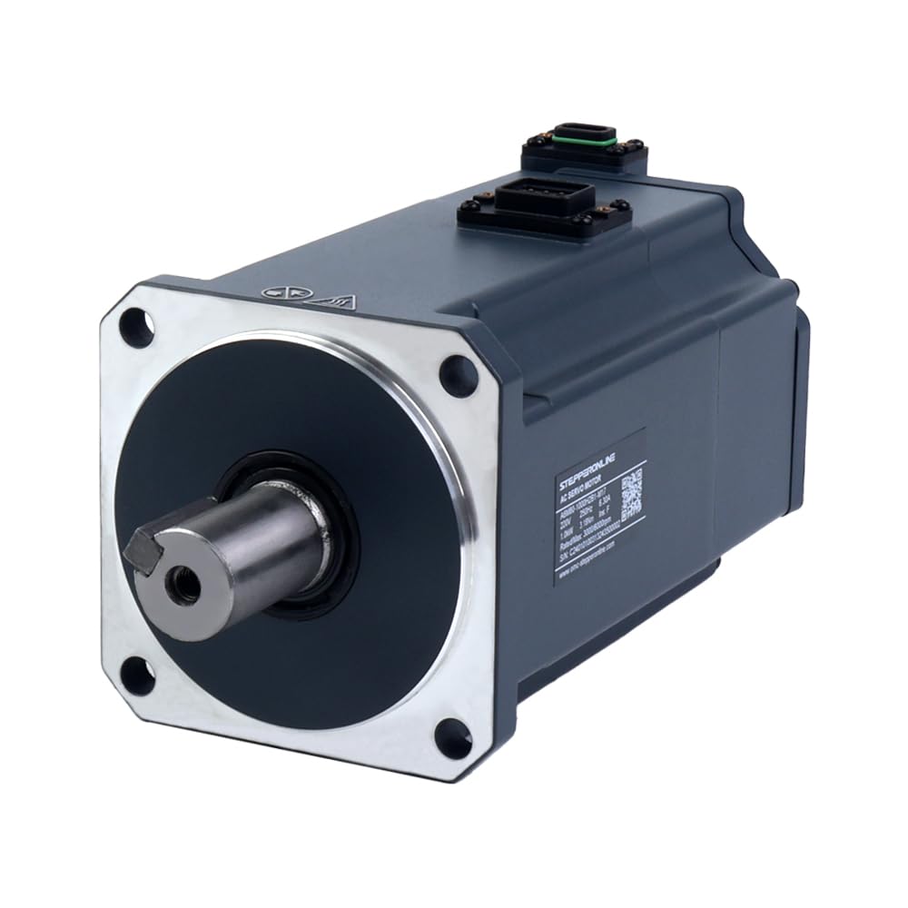STEPPERONLINE AC Servo Motor kit A6 Series 1000W Servo Motor 3000rpm 3.18Nm with Brake 17 Bit Absolute Encoder IP67 + 1000W Impuls/RS485/analoger AC Servo Motor Driver+ 3.0M Cabels