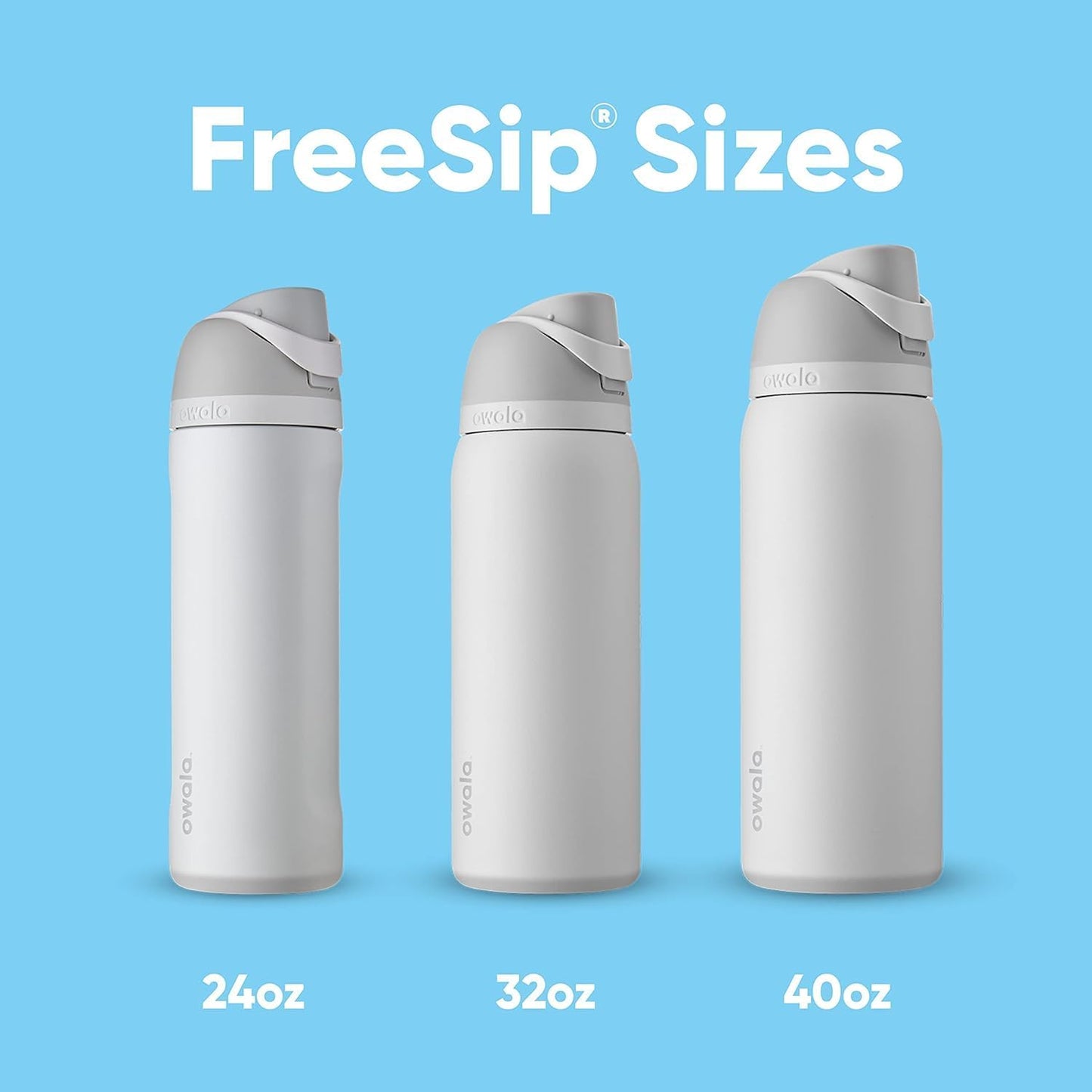 Owala FreeSip 24 oz Insulated Stainless Steel Water Bottle - BPA-Free with Straw for Sports & Travel | Surfs Edge