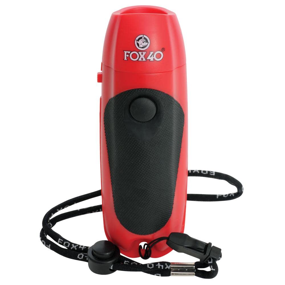 Fox Unisex's Electronic (3 Tone) 40 Whistles, Black, One Size
