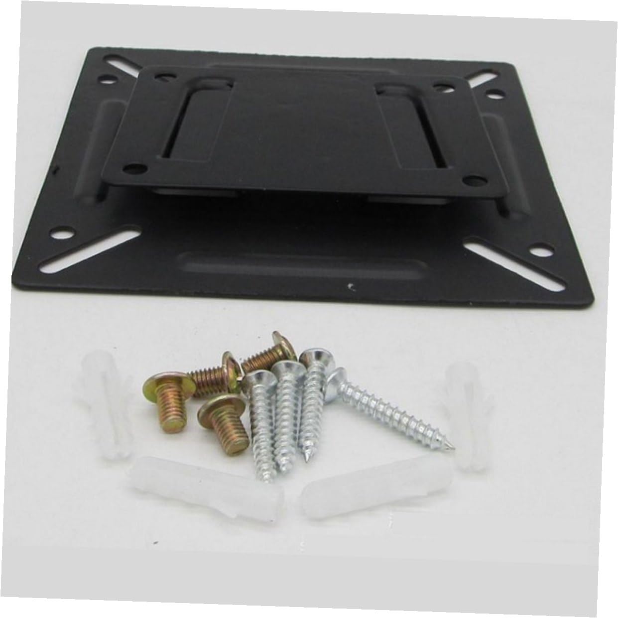 Luxshiny 14-24 Inch 3pcs Pack, LCD Tv Wall Mount Bracket Metal Fixed Monitor Holder for Home Office with Compatible
