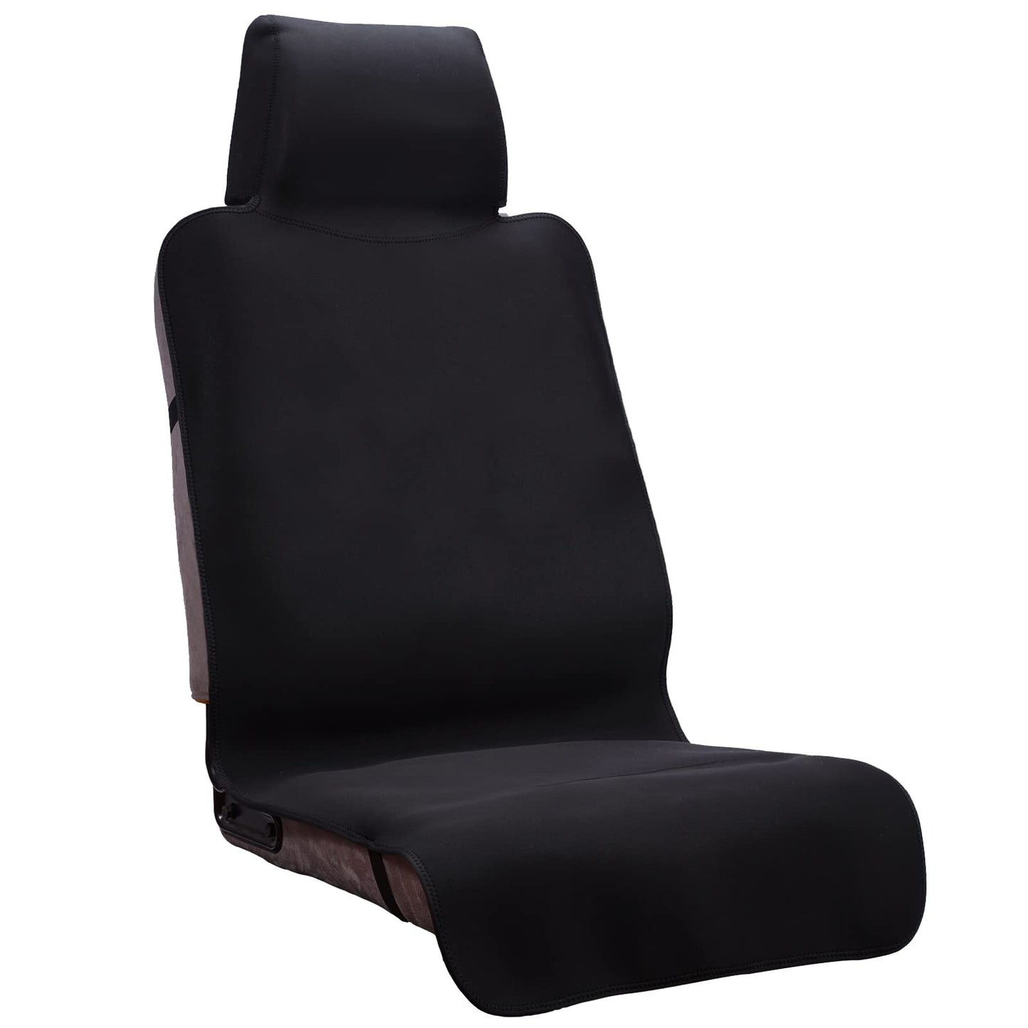 DREAMANIA Waterproof Seat Cover, Upgraded Sweat Carseat Protector, Perfect for Universal Anti-Slip Car Truck SUV Seat, Ideal for Surfing Yoga Gym Workout, Black
