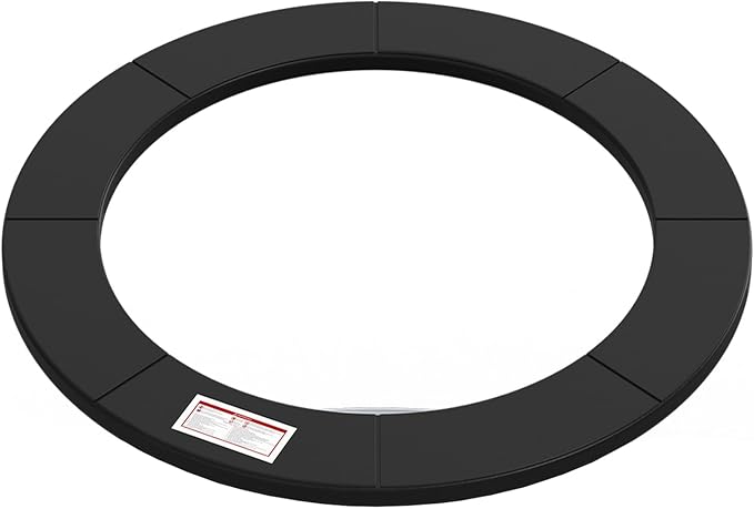 LANGXUN Universal Trampoline Repalcement Safety Pad, 8ft 10ft 12ft 14ft 15ft 16ft Waterproof Surround Spring Foam Cover for Round Frame