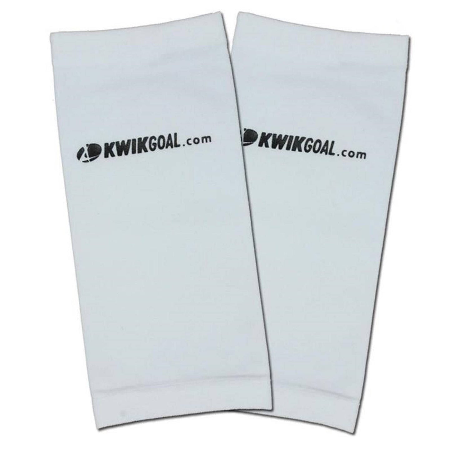 Kwik Goal Youth Shin Guard Compression Sleeves, White