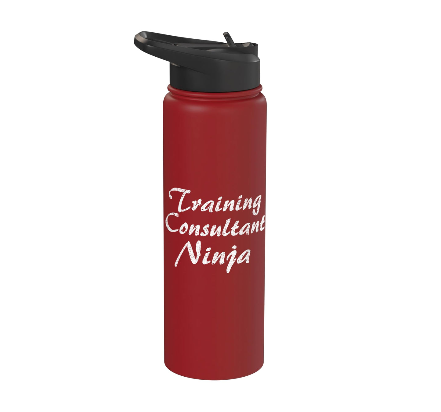 Training Consultant Tshirt Job Occupation Funny Work Stainless Steel Insulated Water Bottle