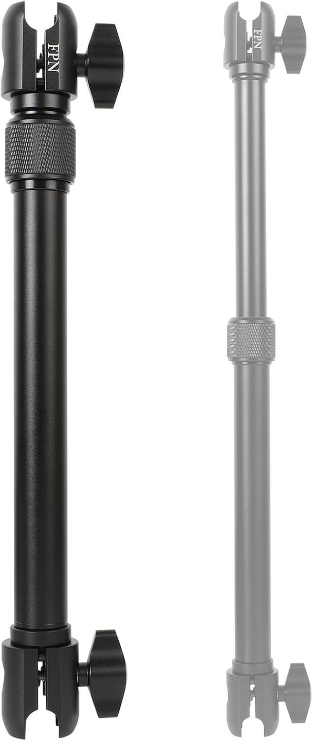 FPN 11.5 17 Inch, 1" 25mm All-Aluminum Extension Double Socket Arm, Adjustable Telescopic Mounting Arm to Compatible