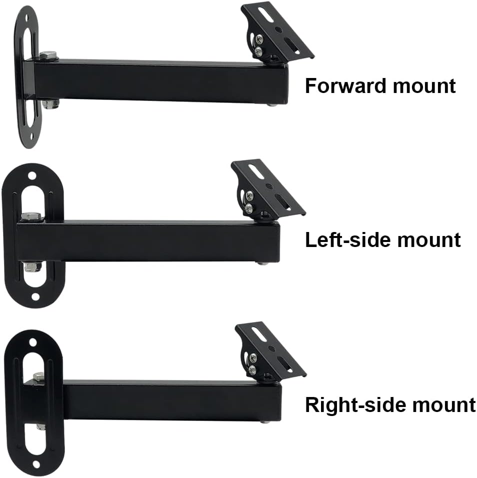 V-Fiabilidad 8" 180 Long Arm Bracket Degree Rotatable Projector Wall Mount Stand Bracket for Security CCTV Camera Wall