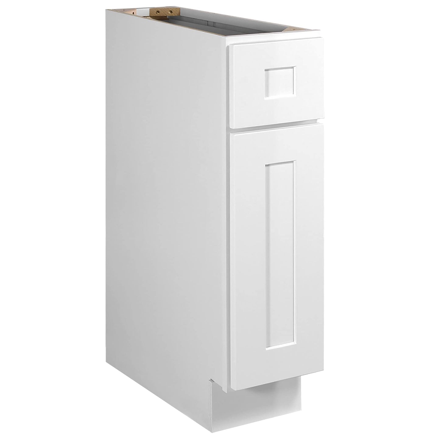 Design House Brookings Shaker Unassembled Base Kitchen Cabinet B9, 9 W x 24 D x 34.5 H, Brown, Solid Wood, Design House, 561316