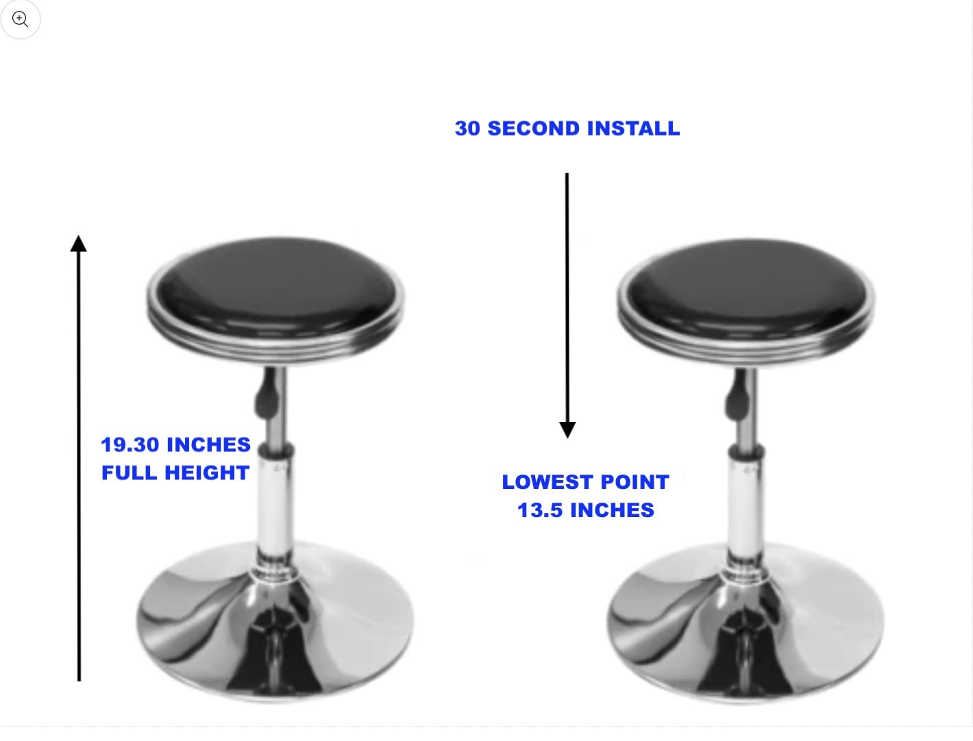 TOP US VIDEO ARCADES Full Size Commercial Grade Cocktail Arcade Machine 4500 Games Lift Up/Tilt Screen 26.5 Screen Tempered Glass 2 Stools Included 5 Year Warranty Black