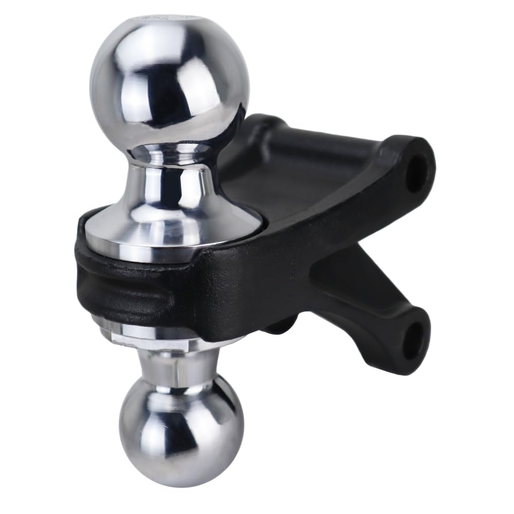 Shocker Air Hitch & Combo Ball (2" & 2-5/16" Balls), Fits 2" Hitch Chrome Combo 2" & 2-5/16" Balls