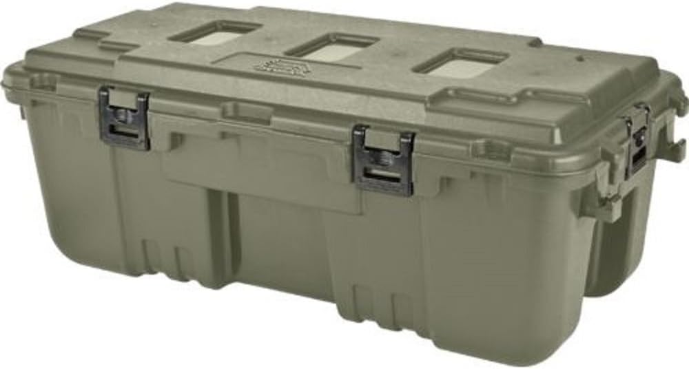 Plano Storage Trunk - 108 Quart Storage Solution with Wheels | Hunter Green