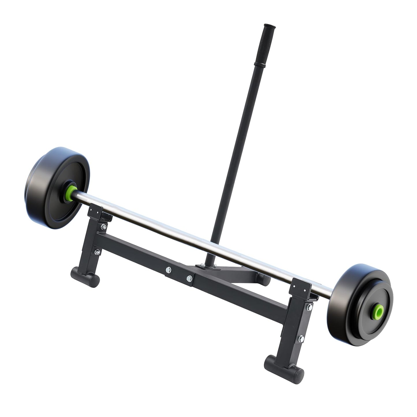 Deadlift Barbell Jack Stand, 220lbs Capacity Heavy Duty Carbon Steel Bilateral Barbell Changer for Easy Changing Plates Anti-slip Handle Deadlift Stand for Deadlift Weightlifting Training, Home Gym