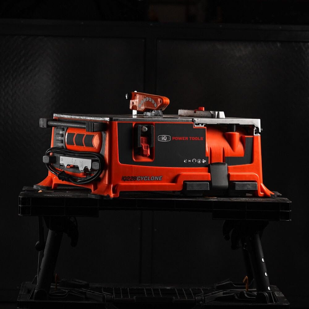 Iq Power Tools 7 Inch Dry Cut Bench/tabletop Tile Saw With Integrated Dust Control And New Tru-Cut System