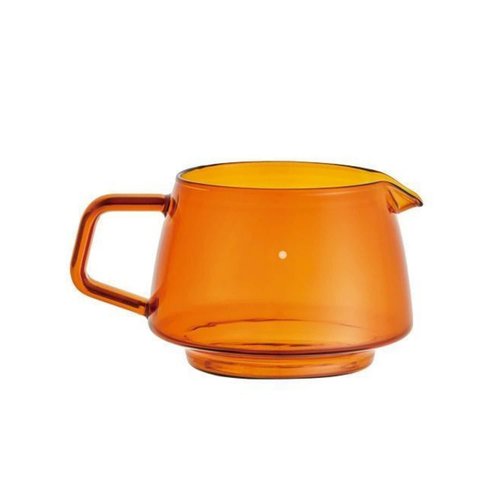 KINTO 21748 SEPIA Jug, 2 cups, Amber, Microwave and Dishwasher Safe, Scale Included