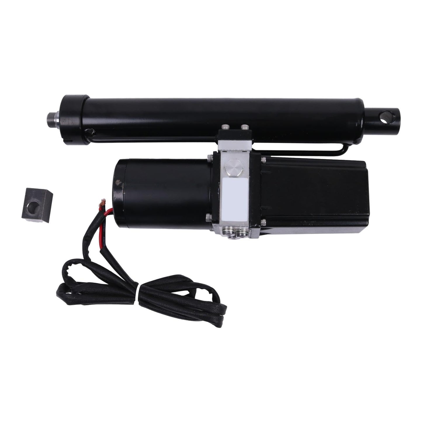 HOLDWELL 12V 10'' 25A Hydraulic Motor Heavy Duty Electric Linear Actuator 2300lbs Compatible with Dump Trailers, Lift Tables, Solar Tracking System, Wheelchair Lift