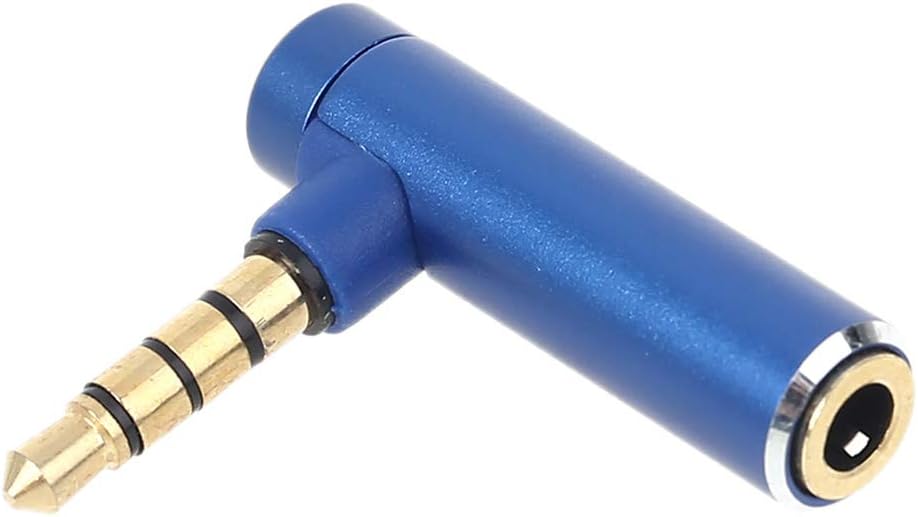 ZSYTF 90 4 3.5mm MP3 Metal Degree L Poles Male To Female AUX Headphone Adapter Connector For Mobile Phone Tablet Player