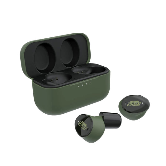 ISOtunes Sport Caliber BT Shooting Ear Protection for Gun Range – Bluetooth Hearing Protection for Shooters, 25 dB Noise Reduction Rating (NRR) Shooting Ear Buds with Electronic Ear Protection