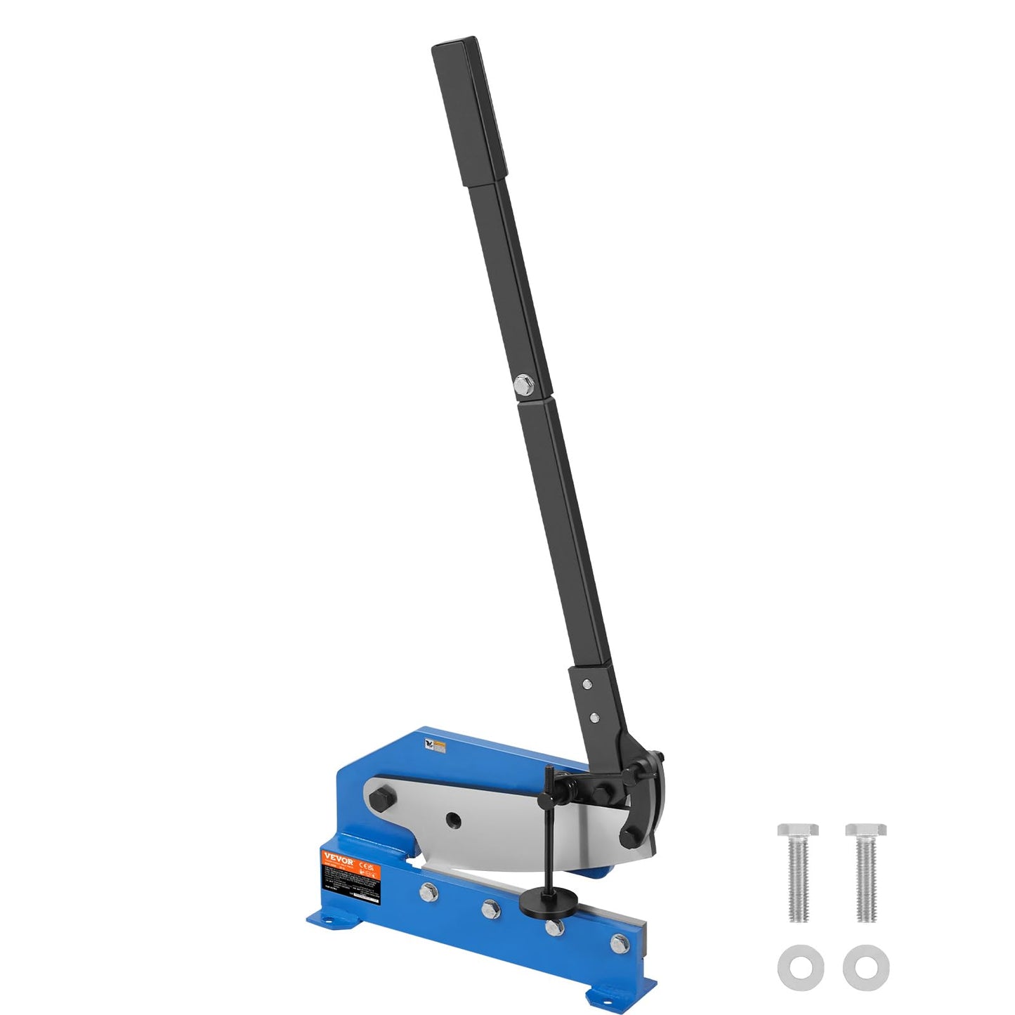 VEVOR Hand Plate Shear 12",Manual Metal Cutter Cutting Thickness1/4 Inch Max,Metal Steel Frame Snip Machine Benchtop 1/2 Inch Rod,for Shear Carbon Steel Plates and Bars