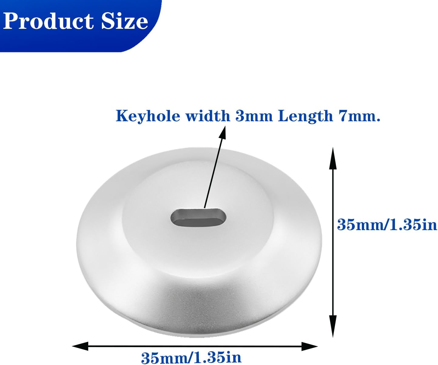 Cangrace Anti Theft Anchor Plate Adhesive Security PlateLaptop Lock Plate with Slot for Laptop, Mac