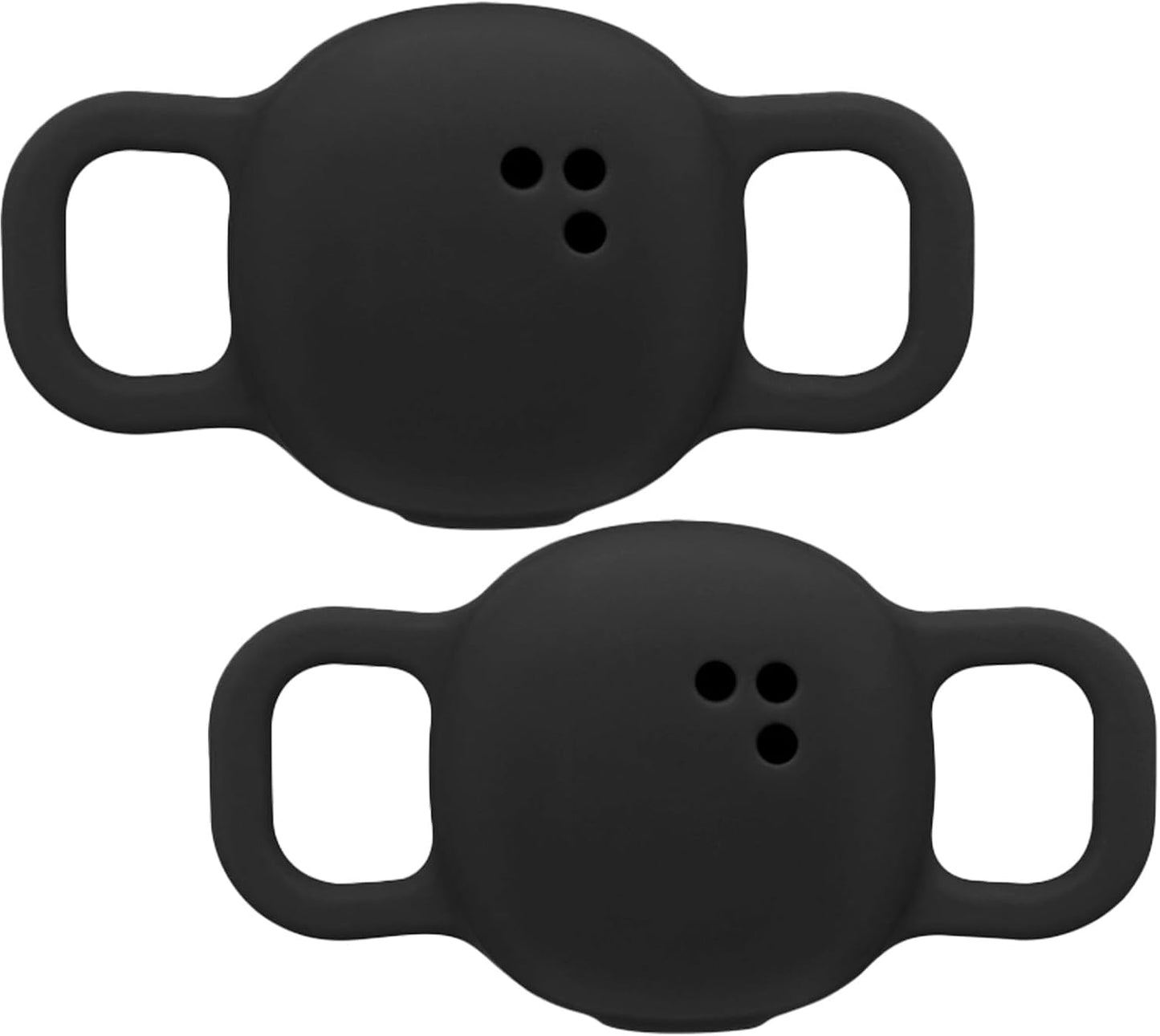 UYRUREL Weight-Bearing.Black(2 Pack). Case for Telylou Air Tag Bluetooth Tracker - Silicone Wear-Resistant