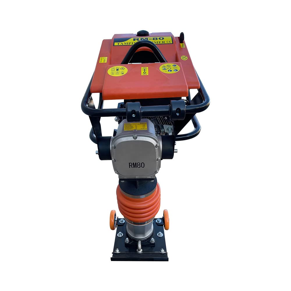 6.5 Hp Impact Jack Rammer Tamper Jumping Jack Compactor Recoil Starter with Wheels