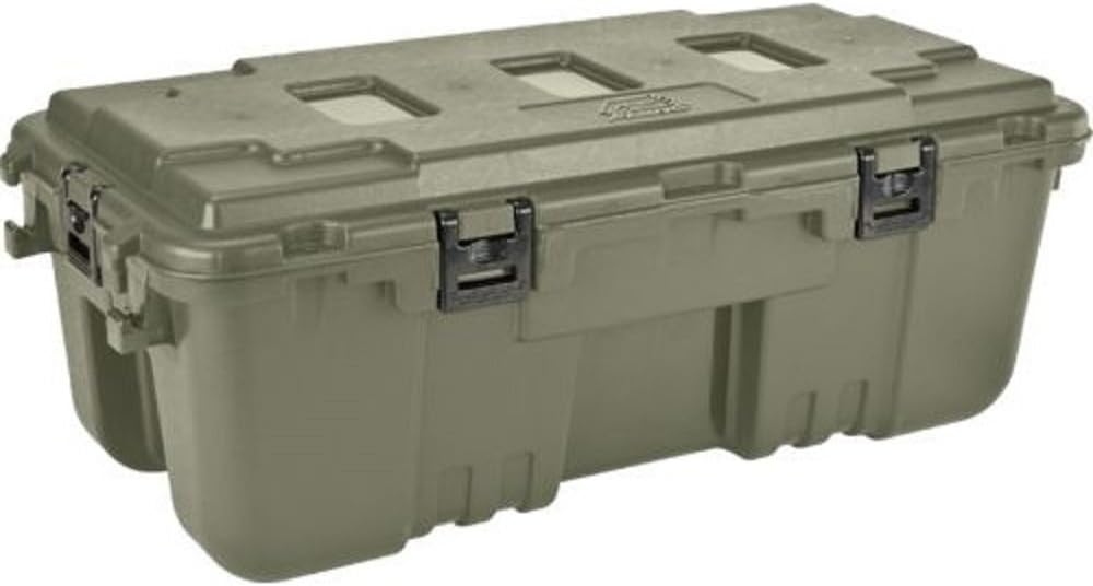 Plano Storage Trunk - 108 Quart Storage Solution with Wheels | Hunter Green