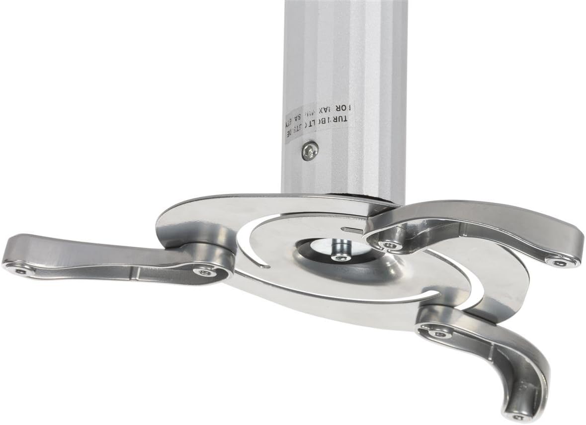 Displays2go 12" (PROJ02SV) Projector Ceiling Mount, Height, Tilt and Rotating, Cable Management