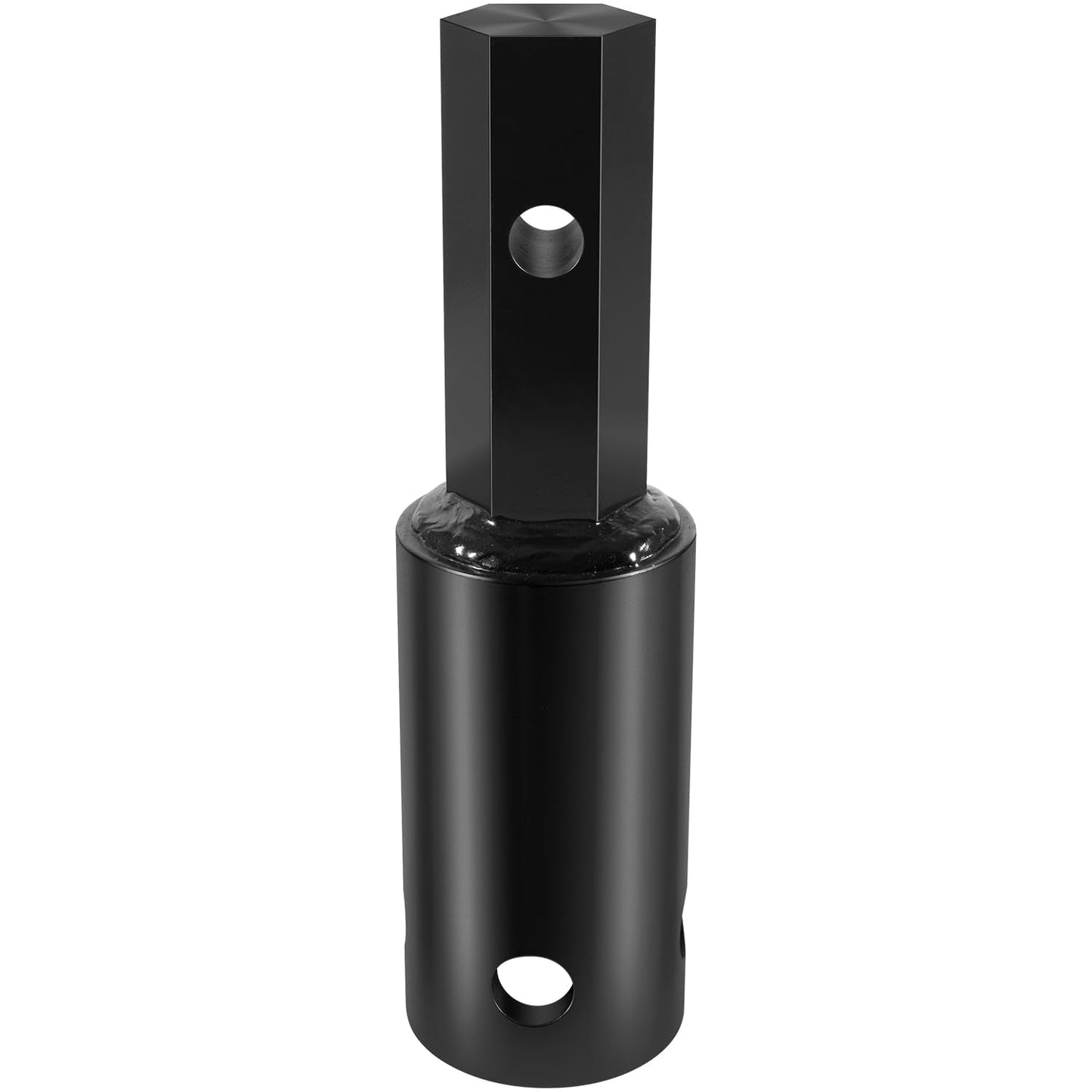 Heavy Duty Auger Adapter 2-9/16" Female Round to 2" Male Hex for Augers, Skid Steers, Tractors, Post Hole Diggers