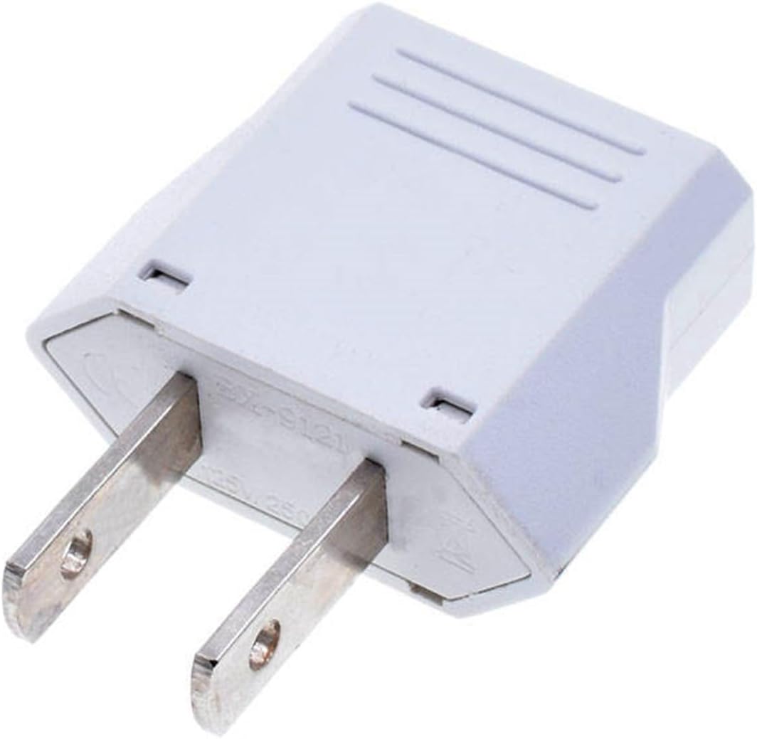 ALINNA 2 Pack 6A 100-250V, GRLRCR US Plug Adapter, EU AU CN to US America Travel Plug Adapter AC Outlet Power