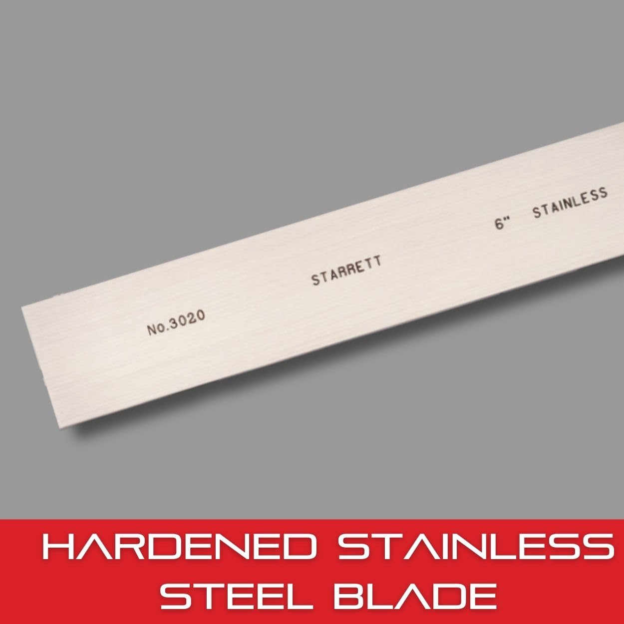 Starrett Toolmakers Stainless Steel Square with Fitted Plastic Case - Ideal for Professionals and DIY Home Improvement - 5-29/32" Blade Length, 3-29/32" Beam Length - 3020-6