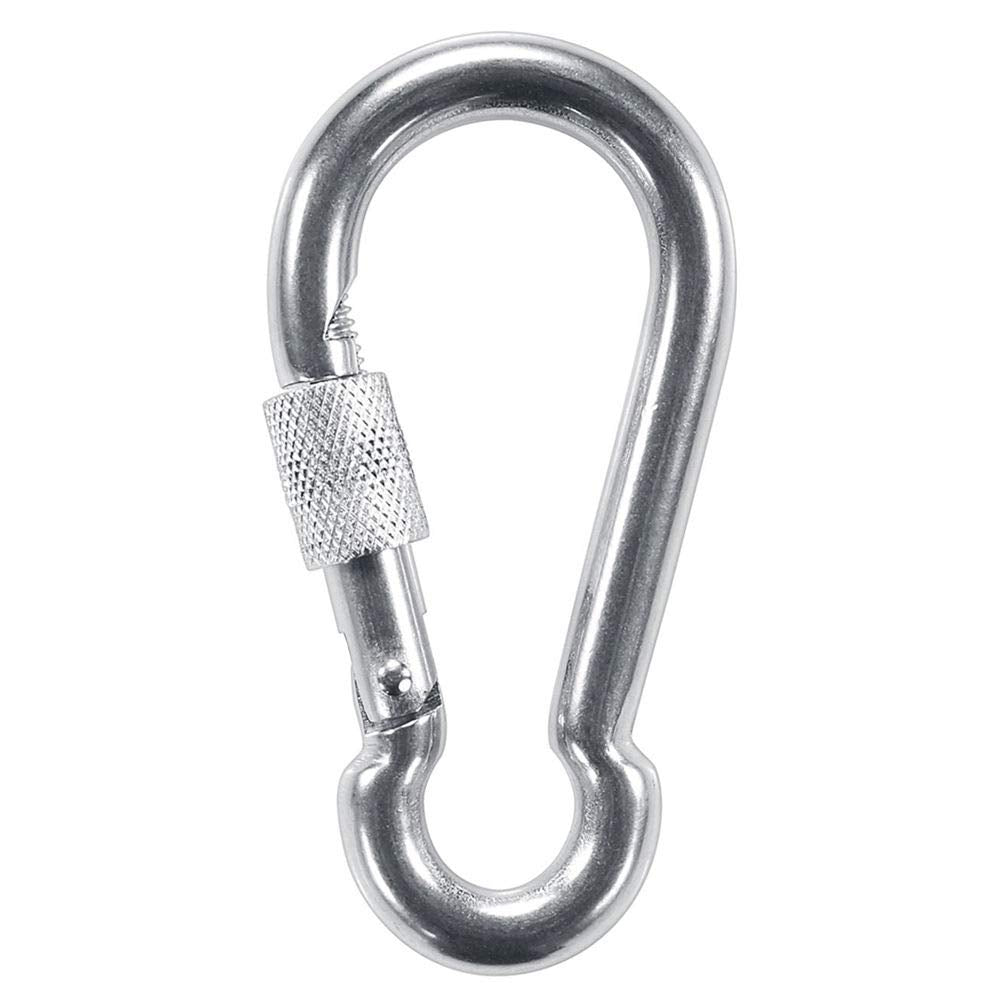 PROND Locking Carabiners, Heavy Duty Carabiner, 316 Stainless Steel Screw Lock Carabiner Hooks