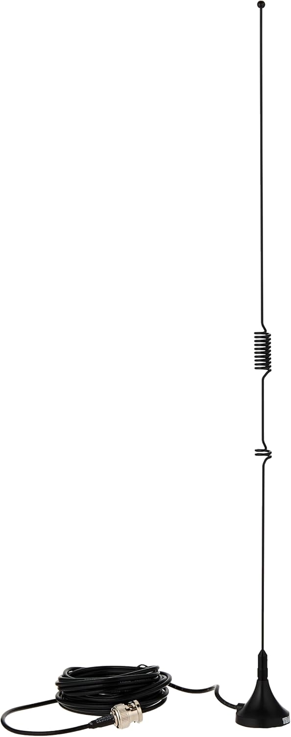 Tram VHF/UHF/800MHz1,300MHz Scanner Mini-Magnet Antenna with BNC-Male Connector
