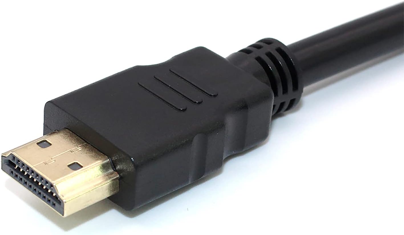 BATU 1 2 1 2 HDMI Splitter Adapter Cable - Hdmi Splitter in Out Male to Dual Female to Way for HD, LED, LCD, TV