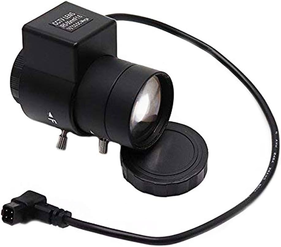 Yohii 5-50mm 1/3" F1.6 (G7.23) Format Aperture CS Mount DC Auto Varifocal IR CCTV Lens for Box Body Camera