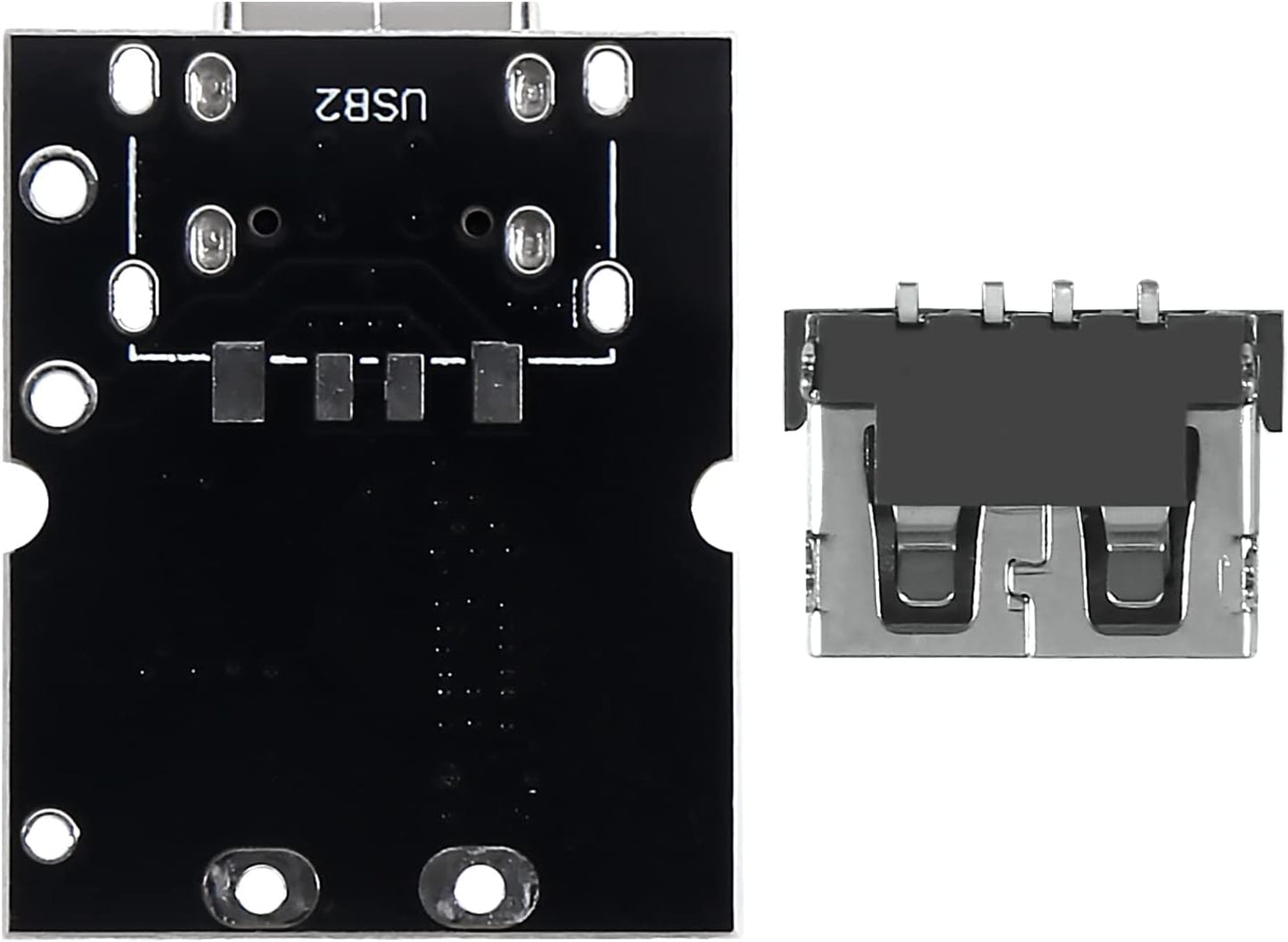 ATNSINC 12PCS 5V 2A Type-C USB Boost Converter Step-Up Power Module Mobile Power Bank Accessories with Protection LED