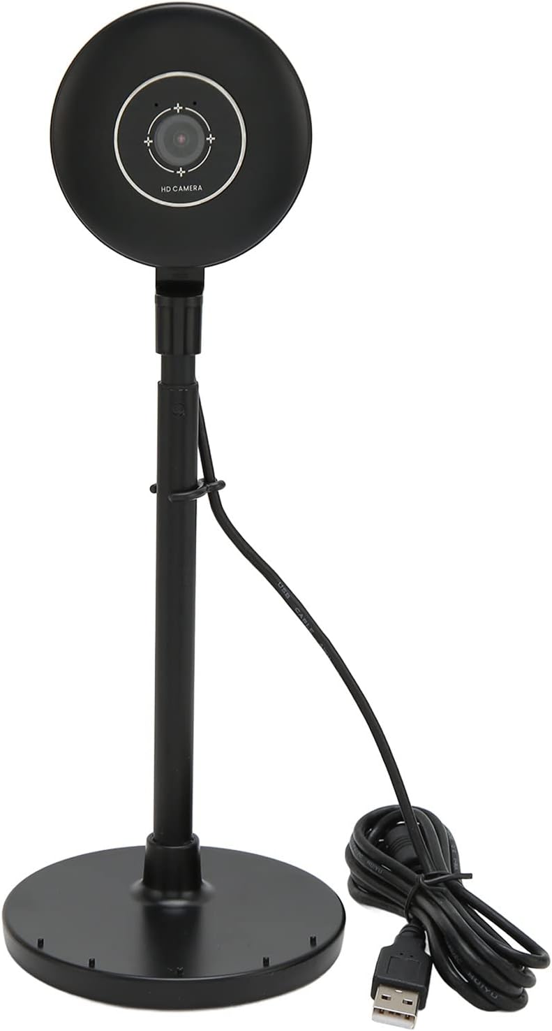 Sorandy 1080P Cmos Webcam, Adjustable USB HD Laptop Webcam for Computers, Webcam with Telescopic Pole Adopts High