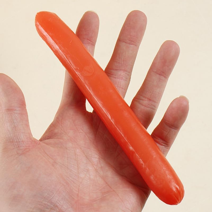 3 6.88In Pcs Realistic Hot Dog Sausage Models Lifelike Fake Food for Kitchen Decor Restaurant Display Party Photography