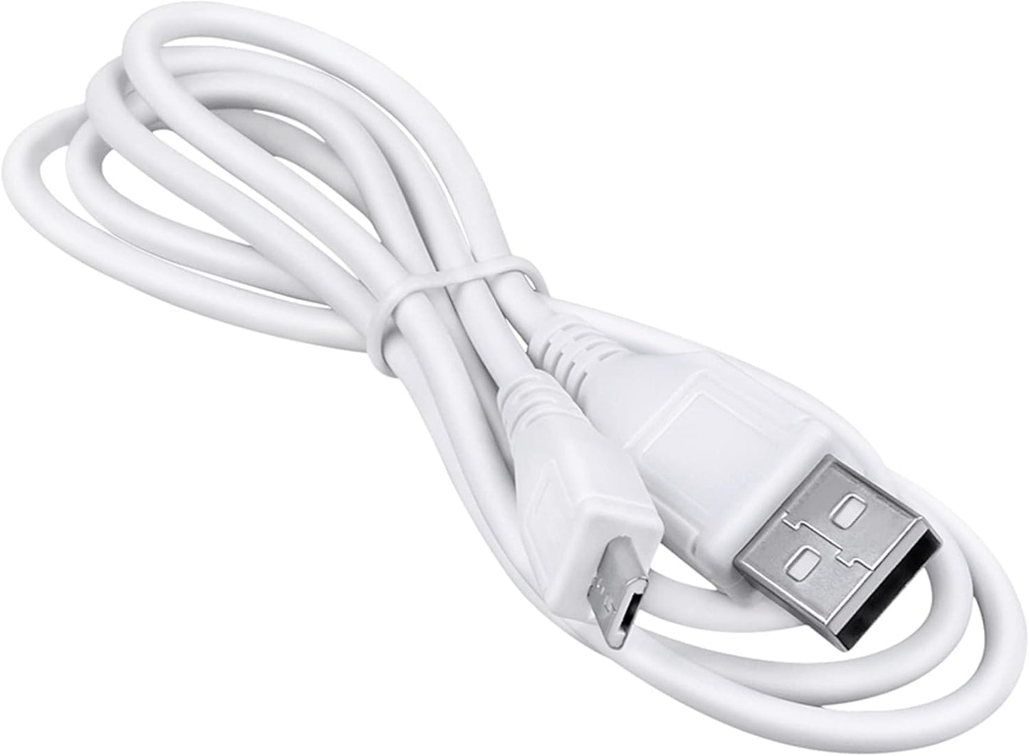 Digipartspower 5ft S-100 White Micro USB Power Charging Cord Cable Lead for Sound Oasis White Noise Machine & Speaker