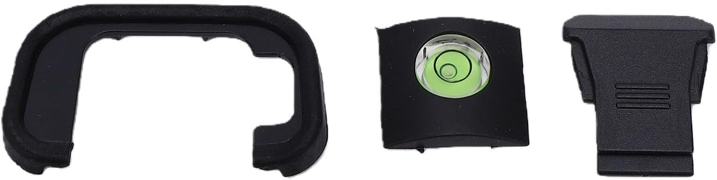 Akozon R8 Viewfinder Eyecup Fit for RP Camera Portable Eyepiece Eye Cup with Hot Shoe Cover Hot Shoe Level