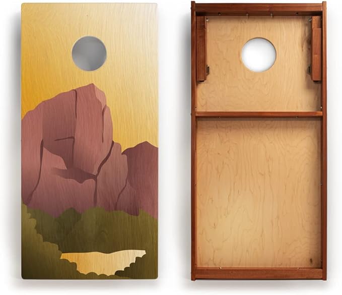 Elakai National Parks Series Premium Regulation Cornhole Boards 2x4