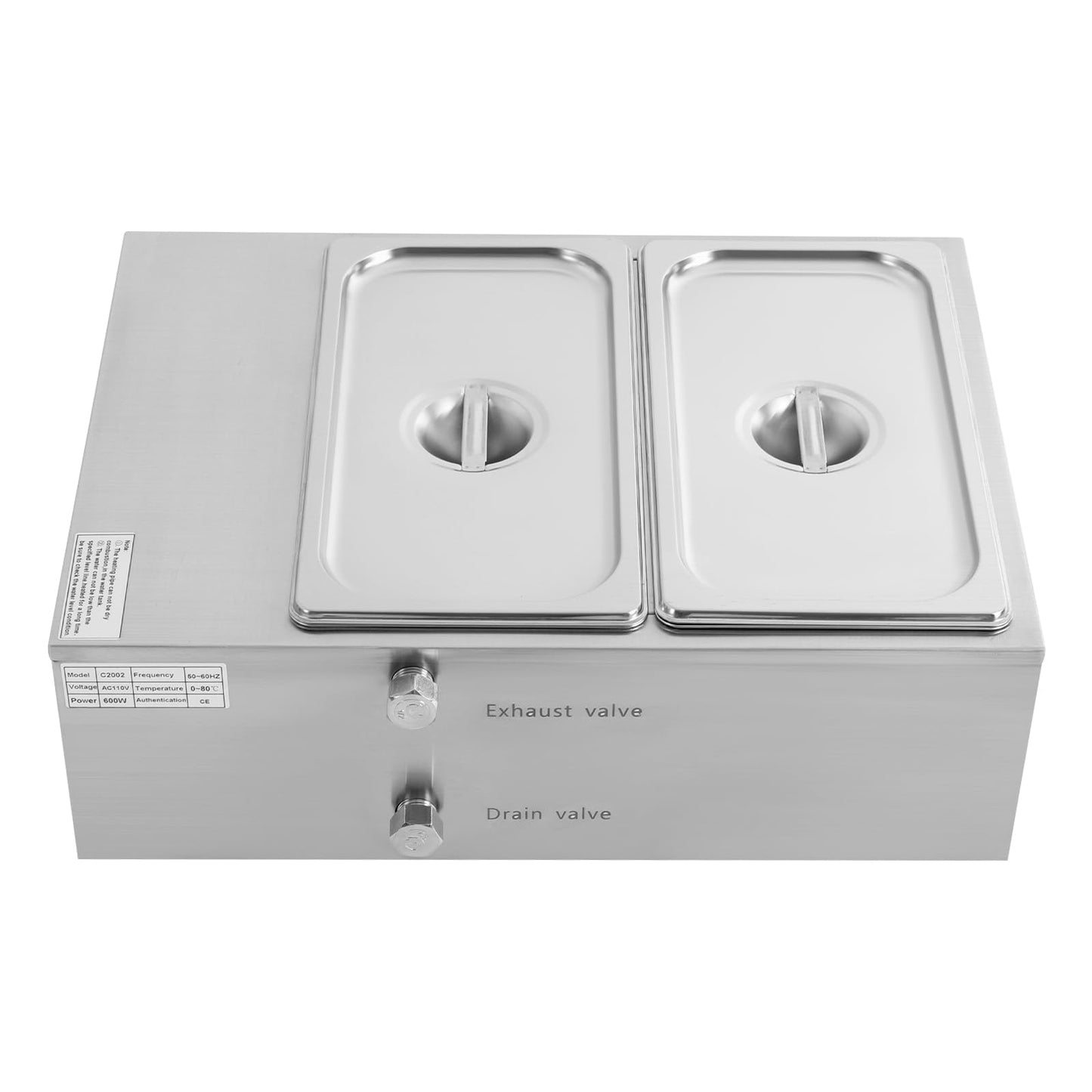 Chocolate Tempering Machine, 600W Chocolate Melting Pot 2-Tanks With Adjustable Temperature & Efficient Heating Electric Chocolate Melter for Heat Cream Milk Butter Jam Etc and Melt Chocolates