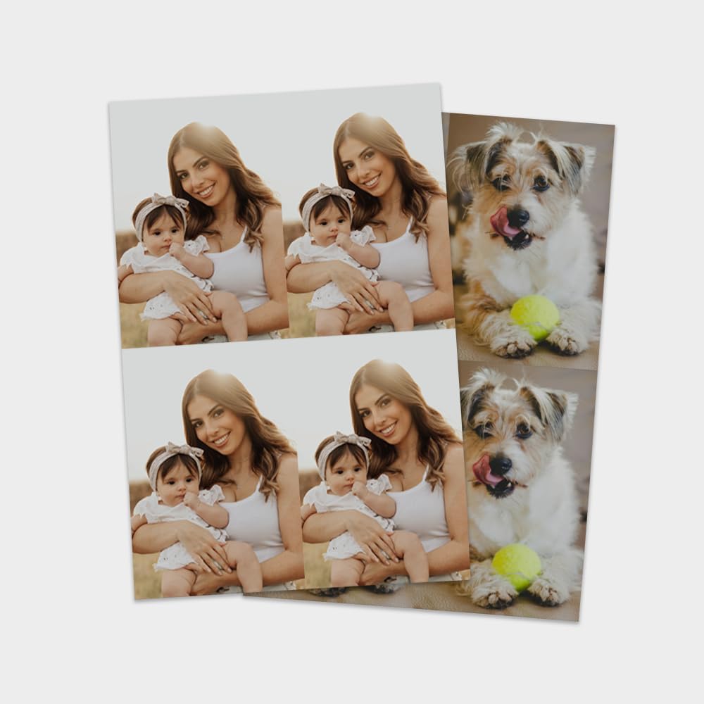 Personalized Mini Prints - Four 2x3" Copies of Your Favorite Photo | Set of 2
