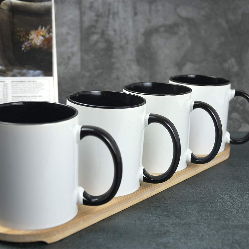 ARTONUSA 11oz Sublimation Blank Coffee Mugs,Set of 24