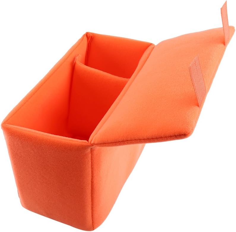 DSLR Camera Insert Bag - Padded Inner Case for Secure Storage (Orange)