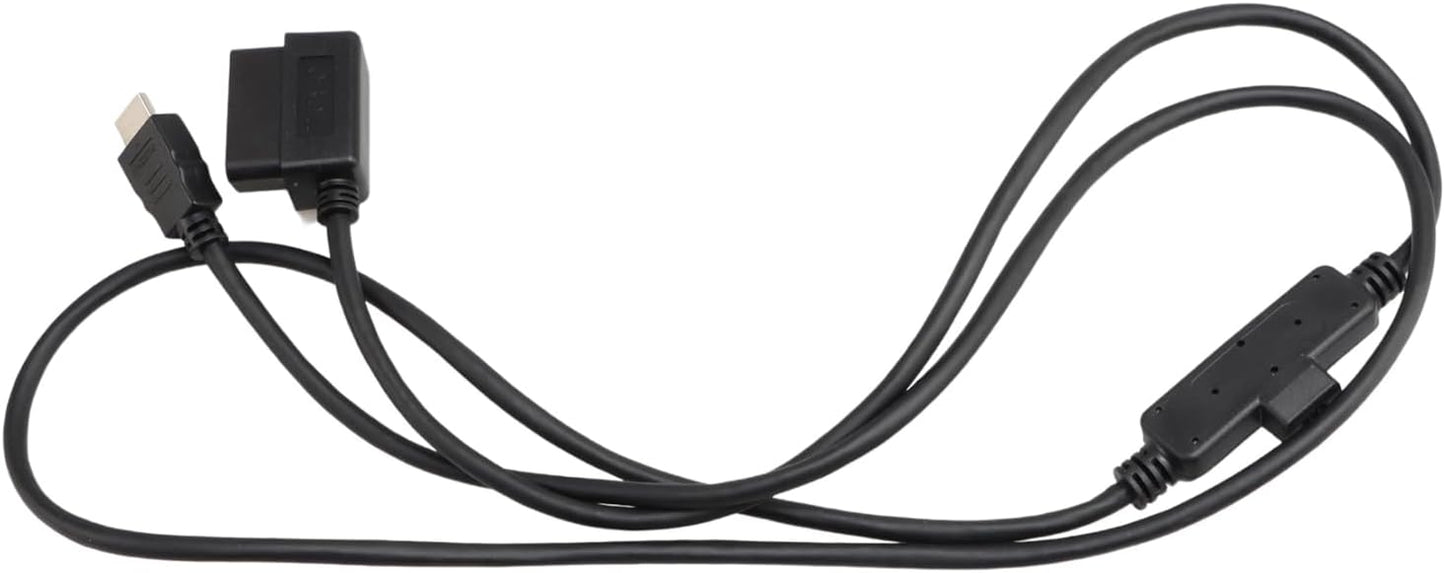CS2 CTS2 CTS3 H00008000 OBDII to HDMI Interface Cable Monitor Cable Plug Compatible with Edge Replace#: