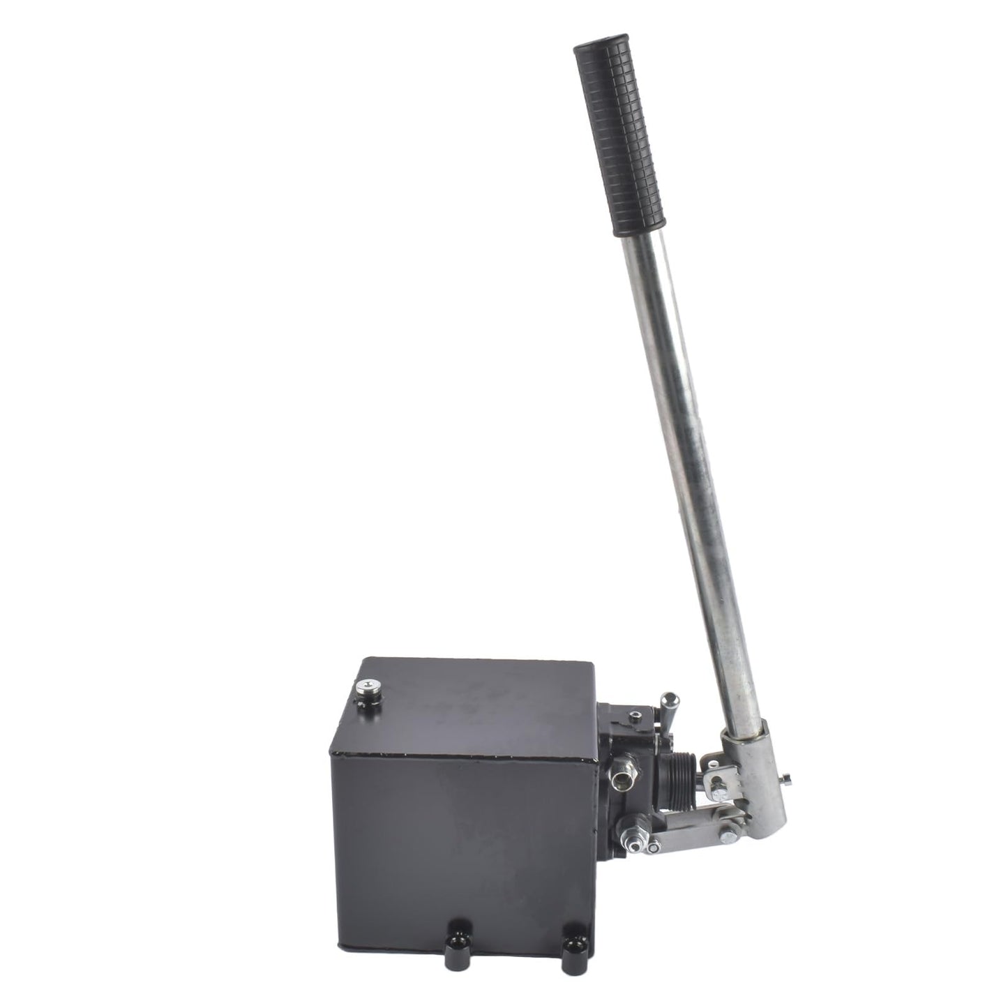 Double Acting Hydraulic Hand Pump, 3600 PSI & 1.5 CID, Hand Operated Hydraulic Pump with 5 Quart Tank and Changeover Valve, 3/8" NPT Ports Portable Hydraulic Power for Equipment Maintenance Vahaha