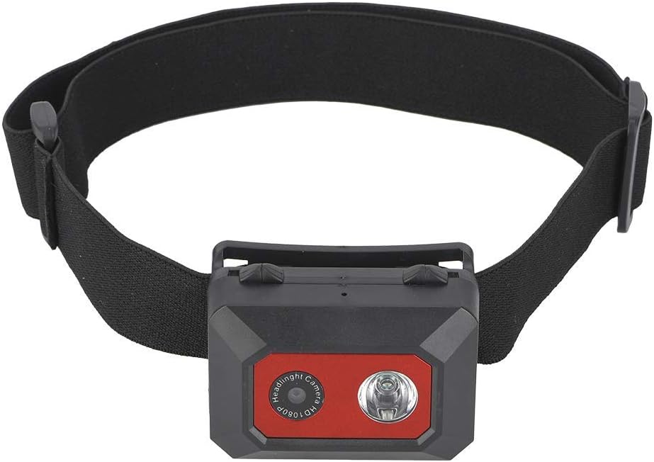 VBESTLIFE F18 1080P Night Vision Head-Mounted Sports Camera with LED Light for Outdoor Sports Traveling